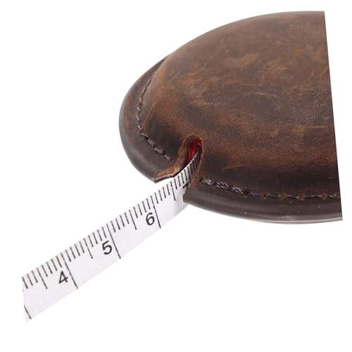 AUTSUPPL Vintage Mini Maßband Schlüsselanhänger Kompaktes Flexibles Körpermessband mit Automatischem Rückzug Verschleißfestes Maßband für Nähen Handwerk und Kleidung Praktisches von AUTSUPPL