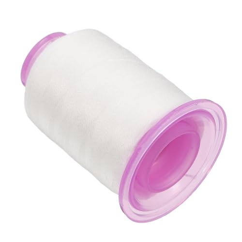 AUTSUPPL Wasserlöslicher Stickgarn Weiß Yards Vinyon Nähfaden für Nähen Sticken Kleidung Zubehör Wasserlöslich Vielseitig Einsetzbar Kompatibel mit Baumwolle Seide Leinen von AUTSUPPL