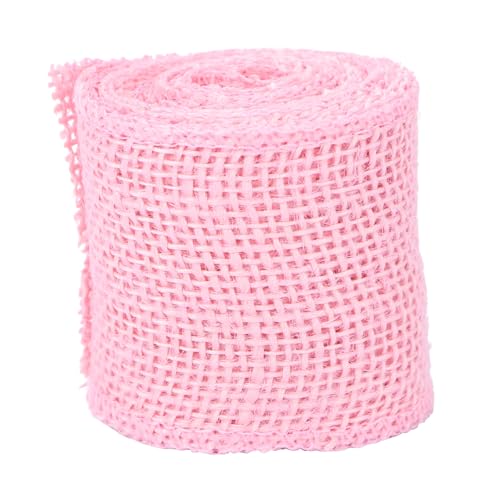 AUTSUPPL Weihnachtsdekoration Stoffrolle Band Sackleinen Dicke Wimpelkette Geschenkband Weihnachten Farbige Jute Weihnachts Sackleinenband Sackleinen Spitzenband von AUTSUPPL