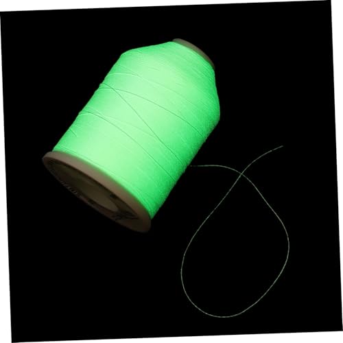 AUTSUPPL Weißes Polyester nähgarn Nachtleuchtend Stickgarn für Kleidung Langlebiges Multifunktionales Stick Nähgarn für Hand Maschinenstickerei von AUTSUPPL