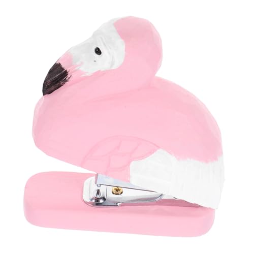 Tierhefter – Niedlicher Mini-schreibtischhefter Aus Holz in Flamingoform, Kunstfigur, Dekoration Für Kinder Und Erwachsene, Lustiges Büro-schreibtischzubehör, Schulbedarf Zum von AUTSUPPL