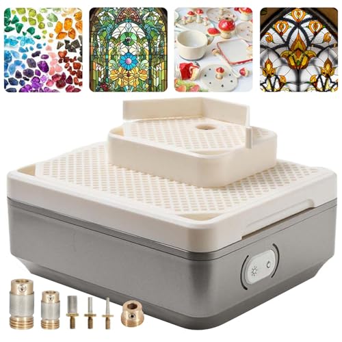 AUTUMFLATGAO Tragbare Buntglas-Schleifmaschine, 4200r-Doppelschicht-Buntglas-Kit, Glas- Und Keramik-Schleifwerkzeug-Kit Für Heimwerkerarbeiten, Mit 5 Konischen Schleifbits AUTUMFLATGAO Tragbare Buntglas-Schleifmaschine, 4200r-Doppelschicht-Buntglas-Kit, Glas- Und Keramik-Schleifwerkzeug-Kit Für Heimwerkerarbeiten, Mit 5 Konischen Schleifbits von AUTUMFLATGAO