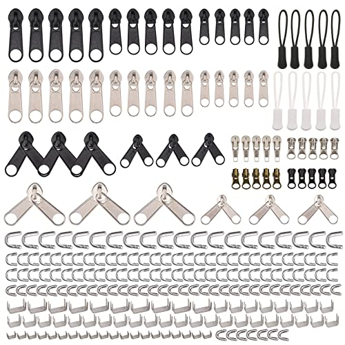 AUXHCYL 252 Stück Reißverschluss Reparatur Set, Reisverschlussreparaturset Zipper mit Reißverschluss und Werkzeug und Reißverschluss Verlängerung für Kleidung, Jacken, Geldbörsen, Gepäck, Rucksäcke AUXHCYL 252 Stück Reißverschluss Reparatur Set, Reisverschlussreparaturset Zipper mit Reißverschluss und Werkzeug und Reißverschluss Verlängerung für Kleidung, Jacken, Geldbörsen, Gepäck, Rucksäcke von AUXHCYL