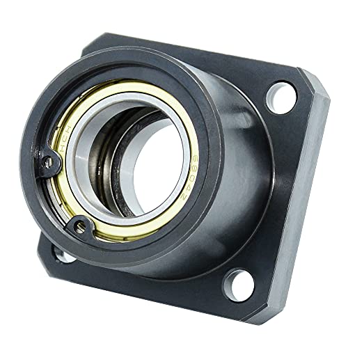 AUZHU- BRE - Metrisch -Doppellagergehäuse mit Stahl-Flanschsitz, Quadratisch Wellenträger mit Lager, Rillenkugellager mit Sicherungsring, Montierte Lager, Größe: D12 mm, L30 mm, Lager Nr.6201 AUZHU- BRE - Metrisch -Doppellagergehäuse mit Stahl-Flanschsitz, Quadratisch Wellenträger mit Lager, Rillenkugellager mit Sicherungsring, Montierte Lager, Größe: D12 mm, L30 mm, Lager Nr.6201 von AUZHU
