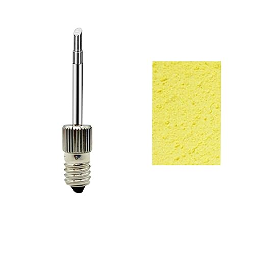 AUklOPVZZ Langlebige Lötspitzen für E10 Schweißkolben. Ausgewählte Hochtemperatur und langlebige Metalllötkolbenspitzen, Silberne E10 Fase, 1 AUklOPVZZ Langlebige Lötspitzen für E10 Schweißkolben. Ausgewählte Hochtemperatur und langlebige Metalllötkolbenspitzen, Silberne E10 Fase, 1 von AUklOPVZZ