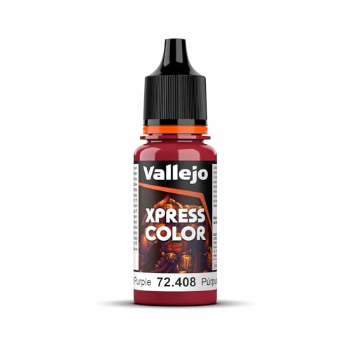 Vallejo Xpress Color Kardinalviolett, 18 ml, schnelles Auftragen und Trocknen, lebendige und gesättigte Töne, lässt Farben leicht über die Miniaturoberfläche fließen Vallejo Xpress Color Kardinalviolett, 18 ml, schnelles Auftragen und Trocknen, lebendige und gesättigte Töne, lässt Farben leicht über die Miniaturoberfläche fließen von AV Vallejo