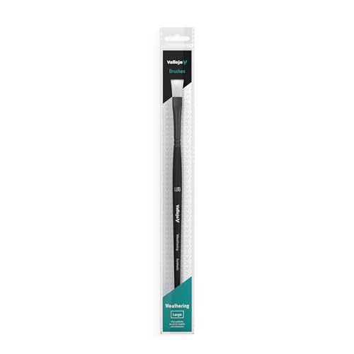 Pinzel Vallejo Weathering B09003 Flat Synthetic Brush - Large (8) von AV Vallejo