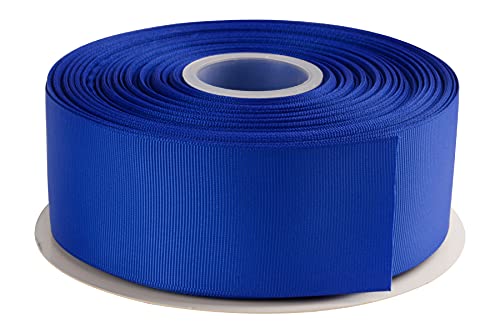 AVANAVA 5,1 cm breites Ripsband, 45,7 m, ideal für Geschenkverpackungen, Haarschleifen, Heimdekoration, Blumenarrangement (352-klassisches Blau) von AVANAVA