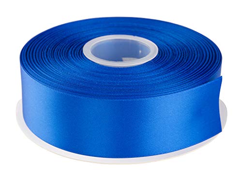 Avanava Doppelseitiges Satinband, 38 mm breit, 45 m (352-Klassisches Blau) von AVANAVA