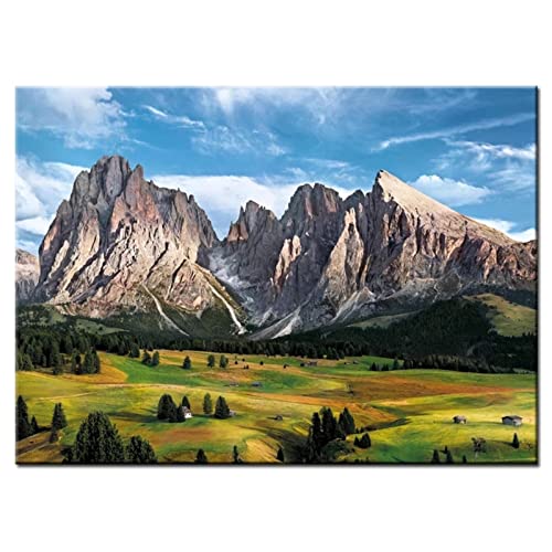 DIY 5D Diamond Painting Bilder Set für Erwachsene Kinder, Square Drill Schön Alpen Cen 30x40cm Groß Diamant Malerei Stickerei Voll Strass Kreuz Stich Mosaik Gemälde Wanddekor Kunsthandwerk Geschenk von AVCITY