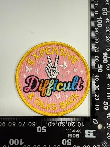 Aufnäher zum Aufbügeln für Kleidung, lustiger Moralaufnäher für Rucksäcke, Westen, DIY-Applikationen, Trucker-Hüte, Kleidung, Größe 7,6 cm von AVERLUWOWOOD