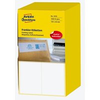 1.000 AVERY Zweckform Frankieretiketten 3435 weiß 135,0 x 38,0 mm von AVERY Zweckform