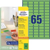 1.300 AVERY Zweckform Etiketten grün 38,1 x 21,2 mm 1.300 AVERY Zweckform Etiketten grün 38,1 x 21,2 mm von AVERY Zweckform