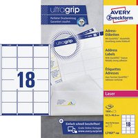 1.800 AVERY Zweckform Etiketten weiß 63,5 x 46,6 mm 1.800 AVERY Zweckform Etiketten weiß 63,5 x 46,6 mm von AVERY Zweckform