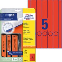 100 AVERY Zweckform Ordneretiketten L4748-20 rot für 4,0 - 5,0 cm Rückenbreite 100 AVERY Zweckform Ordneretiketten L4748-20 rot für 4,0 - 5,0 cm Rückenbreite von AVERY Zweckform