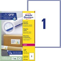 100 AVERY Zweckform Versandetiketten L7167-100 weiß 199,6 x 289,1 mm 100 AVERY Zweckform Versandetiketten L7167-100 weiß 199,6 x 289,1 mm von AVERY Zweckform