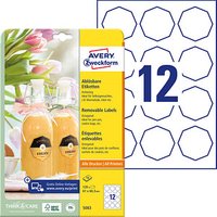 120 AVERY Zweckform Etiketten 5083 weiß 61,0 x 60,3 mm 120 AVERY Zweckform Etiketten 5083 weiß 61,0 x 60,3 mm von AVERY Zweckform