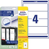 120 AVERY Zweckform Ordneretiketten L6061-25 weiß 120 AVERY Zweckform Ordneretiketten L6061-25 weiß von AVERY Zweckform