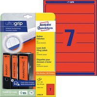 140 AVERY Zweckform Ordneretiketten L4762-20 rot 140 AVERY Zweckform Ordneretiketten L4762-20 rot von AVERY Zweckform