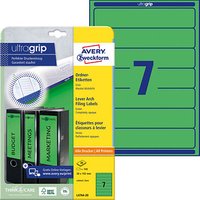 140 AVERY Zweckform Ordneretiketten L4764-20 grün 140 AVERY Zweckform Ordneretiketten L4764-20 grün von AVERY Zweckform