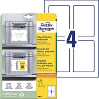 20 AVERY Zweckform Träger-Etiketten 8001-5 weiß 80,0 x 120,0 mm 20 AVERY Zweckform Träger-Etiketten 8001-5 weiß 80,0 x 120,0 mm von AVERY Zweckform