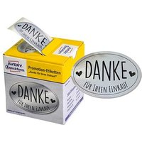 AVERY Zweckform Aufkleber 3844 Danke für Ihren Einkauf 58,0 x 38,0 mm, 200 Etiketten AVERY Zweckform Aufkleber 3844 Danke für Ihren Einkauf 58,0 x 38,0 mm, 200 Etiketten von AVERY Zweckform