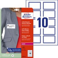 200 AVERY Zweckform Namensetiketten L4787-20 weiß 80,0 x 50,0 mm 200 AVERY Zweckform Namensetiketten L4787-20 weiß 80,0 x 50,0 mm von AVERY Zweckform