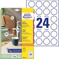 240 AVERY Zweckform Etiketten L3415-10 weiß 40,0  x 40,0 mm von AVERY Zweckform