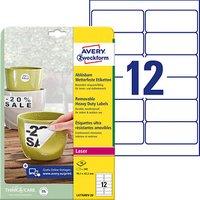 240 AVERY Zweckform wetterfeste Folienetiketten L4776REV-20 weiß 99,1 x 42,3 mm 240 AVERY Zweckform wetterfeste Folienetiketten L4776REV-20 weiß 99,1 x 42,3 mm von AVERY Zweckform