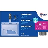 25 AVERY Zweckform Namensschilder mit Clip 85,0 x 54,0 mm von AVERY Zweckform