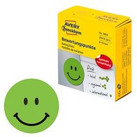 AVERY Zweckform Bewertungspunkte 3858 Gesicht, grün, 250 Etiketten AVERY Zweckform Bewertungspunkte 3858 Gesicht, grün, 250 Etiketten von AVERY Zweckform