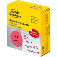 250 AVERY Zweckform Bewertungspunkte 3859 Gesicht von AVERY Zweckform