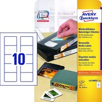250 AVERY Zweckform Etiketten L4738REV-25 weiß 70,0 x 50,8 mm 250 AVERY Zweckform Etiketten L4738REV-25 weiß 70,0 x 50,8 mm von AVERY Zweckform