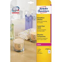 250 AVERY Zweckform Folienetiketten transparent 96,0 x 50,8 mm 250 AVERY Zweckform Folienetiketten transparent 96,0 x 50,8 mm von AVERY Zweckform