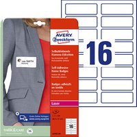 320 AVERY Zweckform Namensetiketten L4783-20 weiß 88,9 x 31,0 mm 320 AVERY Zweckform Namensetiketten L4783-20 weiß 88,9 x 31,0 mm von AVERY Zweckform