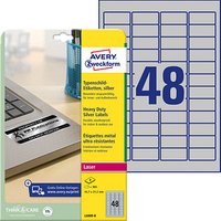384 AVERY Zweckform Typenschildetiketten L6009-8 silber 45,7 x 21,2 mm 384 AVERY Zweckform Typenschildetiketten L6009-8 silber 45,7 x 21,2 mm von AVERY Zweckform