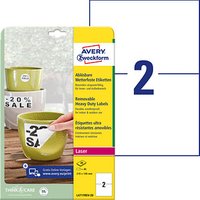 40 AVERY Zweckform wetterfeste Folienetiketten L4717REV-20 weiß 210,0 x 148,0 mm 40 AVERY Zweckform wetterfeste Folienetiketten L4717REV-20 weiß 210,0 x 148,0 mm von AVERY Zweckform