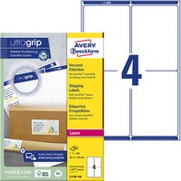 400 AVERY Zweckform Versandetiketten L7169-100 weiß 99,1 x 139,0 mm 400 AVERY Zweckform Versandetiketten L7169-100 weiß 99,1 x 139,0 mm von AVERY Zweckform