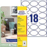 450 AVERY Zweckform Etiketten L6024REV-25 weiß 63,5 x 42,3 mm 450 AVERY Zweckform Etiketten L6024REV-25 weiß 63,5 x 42,3 mm von AVERY Zweckform