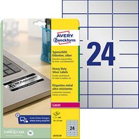 480 AVERY Zweckform Typenschildetiketten L6133-20 silber 70,0 x 37,0 mm 480 AVERY Zweckform Typenschildetiketten L6133-20 silber 70,0 x 37,0 mm von AVERY Zweckform