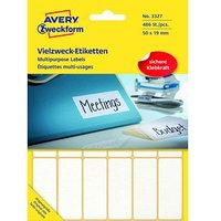 486 AVERY Zweckform Etiketten 3327 weiß 50,0 x 19,0 mm 486 AVERY Zweckform Etiketten 3327 weiß 50,0 x 19,0 mm von AVERY Zweckform