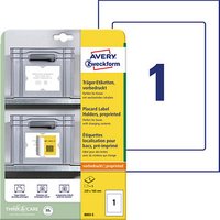 5 AVERY Zweckform Träger-Etiketten 8003-5 weiß 160,0 x 220,0 mm 5 AVERY Zweckform Träger-Etiketten 8003-5 weiß 160,0 x 220,0 mm von AVERY Zweckform
