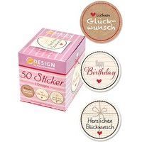 AVERY Zweckform Aufkleber 56814 Herzlichen Glückwunsch, 50 Etiketten von AVERY Zweckform