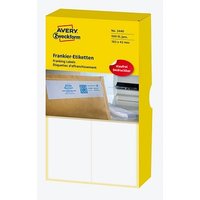 500 AVERY Zweckform Frankieretiketten 3440 weiß 163,0 x 43,0 mm 500 AVERY Zweckform Frankieretiketten 3440 weiß 163,0 x 43,0 mm von AVERY Zweckform