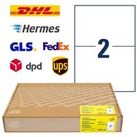 600 AVERY Zweckform Versandetiketten weiß 21,0 x 14,8 cm 600 AVERY Zweckform Versandetiketten weiß 21,0 x 14,8 cm von AVERY Zweckform
