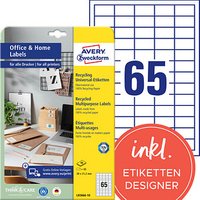 650 AVERY Zweckform Etiketten LR3666-10 weiß 38,0 x 21,2 mm 650 AVERY Zweckform Etiketten LR3666-10 weiß 38,0 x 21,2 mm von AVERY Zweckform