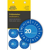 80 AVERY Zweckform Prüfplaketten 7903 blau 30,0 x 30,0 mm 80 AVERY Zweckform Prüfplaketten 7903 blau 30,0 x 30,0 mm von AVERY Zweckform