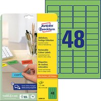 960 AVERY Zweckform Etiketten L6040-20 grün 45,7 x 21,2 mm 960 AVERY Zweckform Etiketten L6040-20 grün 45,7 x 21,2 mm von AVERY Zweckform