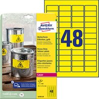 960 AVERY Zweckform wetterfeste Folienetiketten L6103-20 gelb 45,7 x 21,2 mm 960 AVERY Zweckform wetterfeste Folienetiketten L6103-20 gelb 45,7 x 21,2 mm von AVERY Zweckform