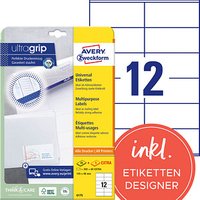 360 AVERY Zweckform Etiketten 6175 weiß 105,0 x 48,0 mm 360 AVERY Zweckform Etiketten 6175 weiß 105,0 x 48,0 mm von AVERY Zweckform